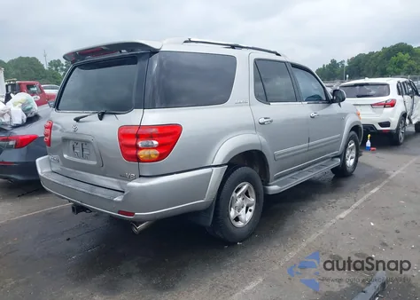 2001 Toyota Sequoia Sr5 V8 from USA, damaged, VIN 5TDZT34AX1S023366